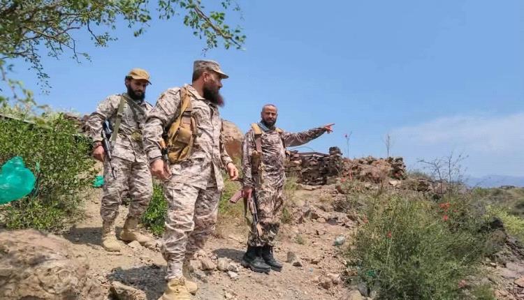 شكري والقبة في زيارة ميدانية لجبهات الضالع: الجاهزية واليقظة أولوية المرحلة