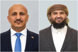خلال اتصال هاتفي بطارق صالح، المحرمي يؤكد وحدة الموقف في مواجهه مليشيات الحوثية