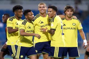 "الدوري السعودي" النصر يعزف برباعية ختامها «لدغة رونالدو»