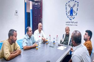 رئيس اتحاد الطائرة يزور نادي الجلاء ويُعلن إعادة تفعيل اللعبة بالنادي