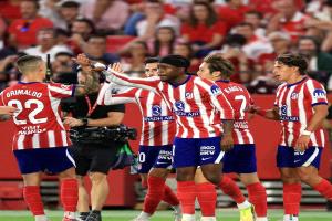 مع غياب ألفاريز.. أتلتيكو مدريد يسحق إشبيلية ويتصدر الليجا