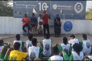أكاديمية دلتا أبين تنظم محاضرة تحكيمية للاعبيها بمشاركة رئيس لجنة الحكام بأبين