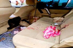 تفاصيل استهداف سيارتين قادمتين من صنعاء  في الضالع  وإصابة 3 أشخاص ..صور