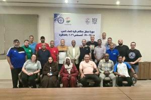 الخليفي يحضر انطلاقة البطولة العربية لكرة الماء في القاهرة