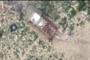 قوات العمالقة الجنوبية تدمر طقماً عسكرياً حوثياً في جبهة البيضاء