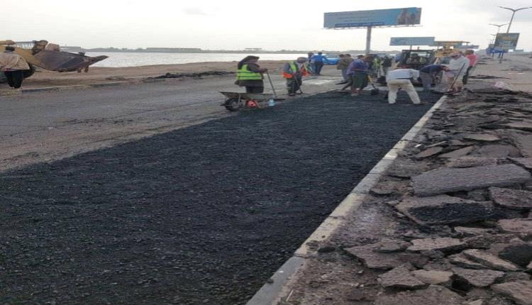 تمويل وإشراف حكومي واسع لإعادة تأهيل خط الجسر الرابط بين مديريات عدن