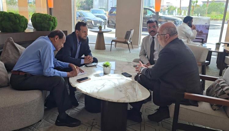 حافظ عدن يبحث مع الممثل الإقليمي لليونسكو آفاق التعاون والشراكة لدعم قطاعي التعليم والثقافة 