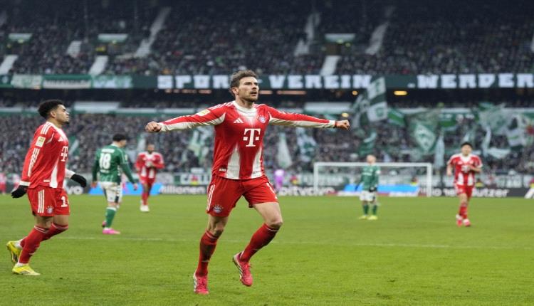 بايرن ميونخ يعزز موقعه في صدارة البوندسليغا بفوز عريض على بريمن