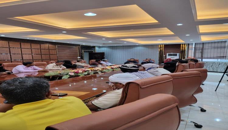 وزير الدولة محافظ العاصمة عدن يكثف عمل فرق المسح الميداني للمديريات 