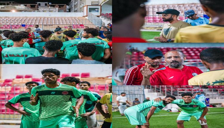 التلال يجري حصة تدريبية استعدادا لأولى مبارياته في بطولة المريسي الرمضانية 