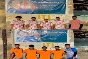 ملحمة كروية تنتهي بركلات الترجيح لصالح فريق العيدروس على حساب الشهيد رحيم في بطولة شهداء القطيع للكرة الخماسية