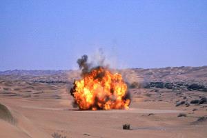 مسام يتلف كميات كبيرة من الألغام في شبوة