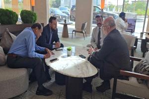 حافظ عدن يبحث مع الممثل الإقليمي لليونسكو آفاق التعاون والشراكة لدعم قطاعي التعليم والثقافة