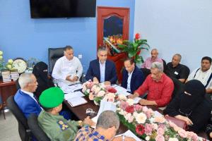 الخدمات العامة على رأس أولويات اجتماع المكتب التنفيذي بالمعلا