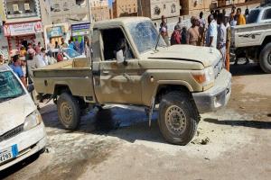 في تصفيات عسكرية تفجير اول طقم لقوات درع 