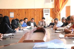 الشوبجي يطلع  فريق الهيئة الاستشارية على سير العمل والإنجازات التي تحققت وأبرز الصعوبات والتحديات