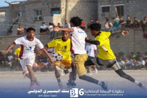 أرض المدد يفرض شخصيته بثنائية أمام اتحاد الفارسي في بطولة البريقة الرمضانية النسخة السادسة 