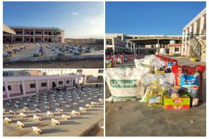 مبادرة الإعلامي صالح العبيدي تواصل توزيع السلل الغذائية للمحتاجين في عدن