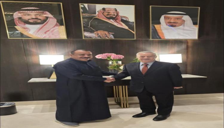 اللواء بن بريك والمستشار المفلحي يؤكدان على ضرورة تهيئة الأجواء الملائمة لإنجاح مشاورات الرياض