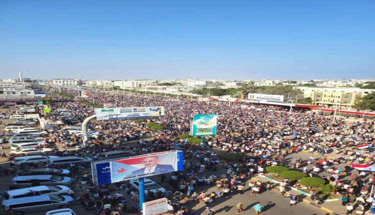 عدن تشهد: مليونية حاشدة لتوحيد الصف الجنوبي 