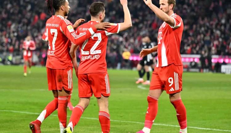 بايرن يمطر شباك فولفسبورج بثمانية أهداف في البوندسليجا