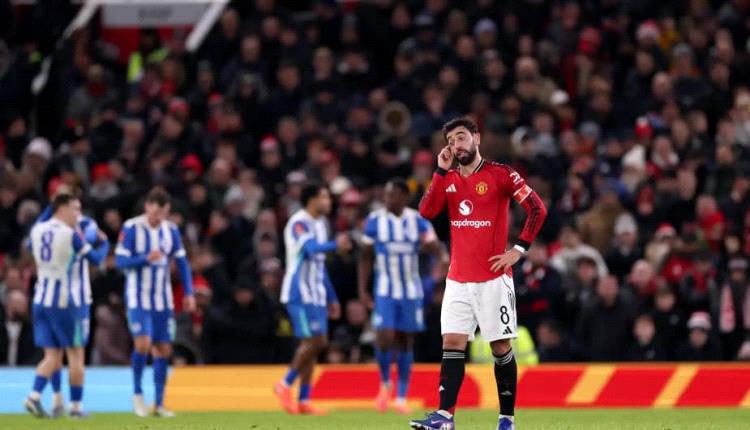 برايتون يقصي مانشستر يونايتد من الكأس أمام جماهيره