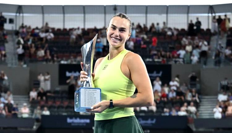 سابالينكا تدافع عن لقب برزبين بنجاح وتعتلي عرش الأرقام القياسية في أستراليا 