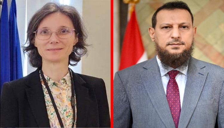 محافظ العاصمة عدن يبحث مع السفيرة الفرنسية سبل تعزيز التعاون المشترك 