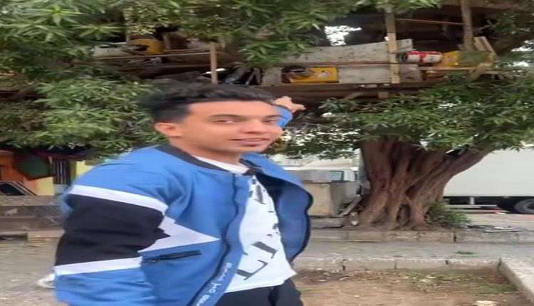 مواطن يودع صخب "كريتر" ويسكن فوق شجرة منذ 3 سنوات! (شاهد فيديو)