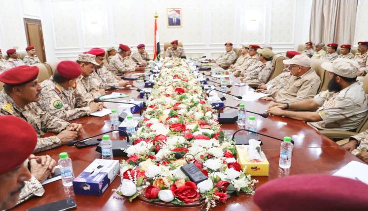 اللواء البصر يرأس لقاء تشاوري في عدن لمناقشة الترتيبات الأولية لعمل اللجنة العسكرية وتهيئة استلام المعسكرات 