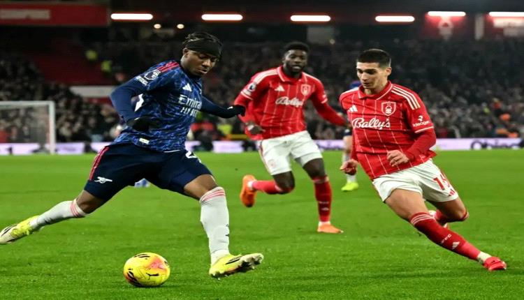 نوتنجهام يجبر آرسنال على الاكتفاء بنقطة التعادل