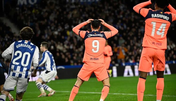 برشلونة يسقط من برج نحسه بخسارة درامية في معقل سوسيداد