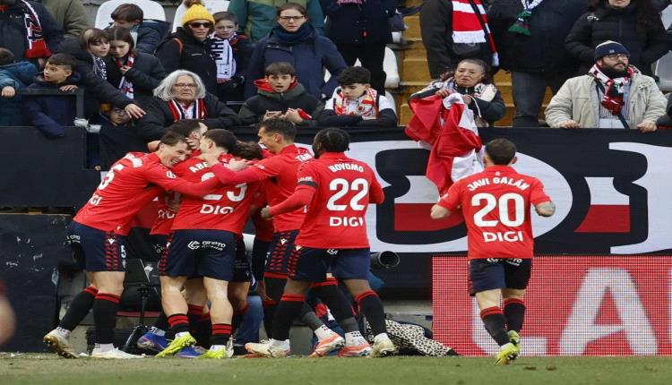 الدوري الإسباني.. أوساسونا يعود بانتصار قاتل من ملعب رايو فايكانو
