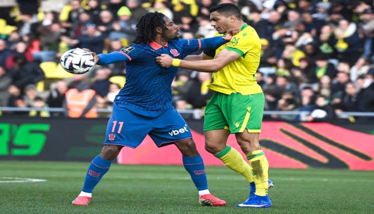 نانت يسقط على أرضه أمام نيس في الدوري الفرنسي 