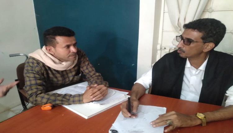 مدير عام الحوطة يقف على اوضاع ادارة امن المديرية واحوال النزلاء بسجن شرطة الحوطة
