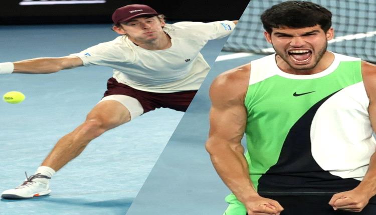 ألكاراز يتلاعب بـ"دي مينور" ويبلغ نصف نهائي أستراليا المفتوحة للتنس لأول مره في مسيرته