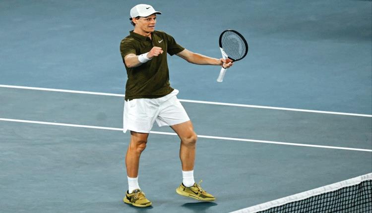 سينر يهزم بن شيلتون ويصطدم بـ"ديوكوفيتش" في نصف نهائي أستراليا المفتوحة للتنس