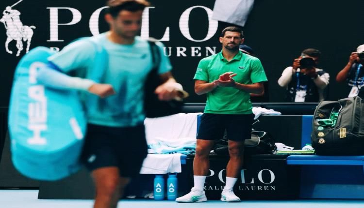 انسحاب موزيتي يمنح ديوكوفيتش بطاقة التأهل لنصف نهائي أستراليا المفتوحة للتنس
