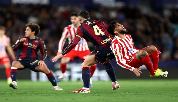 الدوري الإسباني... أتلتيكو مدريد يسقط في فخ التعادل أمام ليفانتي 