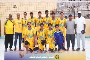 الشعلة يواصل صدارة دوري الطائرة للناشئين لأندية عدن