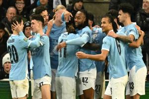 مانشستر سيتي يقطع خطوة نحو نهائي كأس الرابطة بإسقاط نيوكاسل