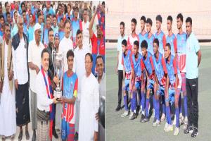 مجلس تنسيق اندية حضرموت الوادي يهنئ نادي سيئون بتتويج فريق الناشئين لكرة القدم بطلا لأندية حضرموت الوادي