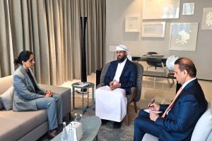 المحرّمي يستعرض مع السفيرة البريطانية الجهود المبذولة لترسيخ دعائم الأمن والاستقرار في العاصمة عدن