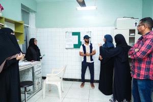 مدير صيرة يتفقد مستوى الخدمات في المراكز الصحية بالمديرية