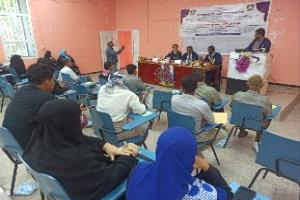 مناقشة رسالتي الماجستير لباحثين بقسم التربة والهندسة الزراعية بكلية الزراعة بلحج