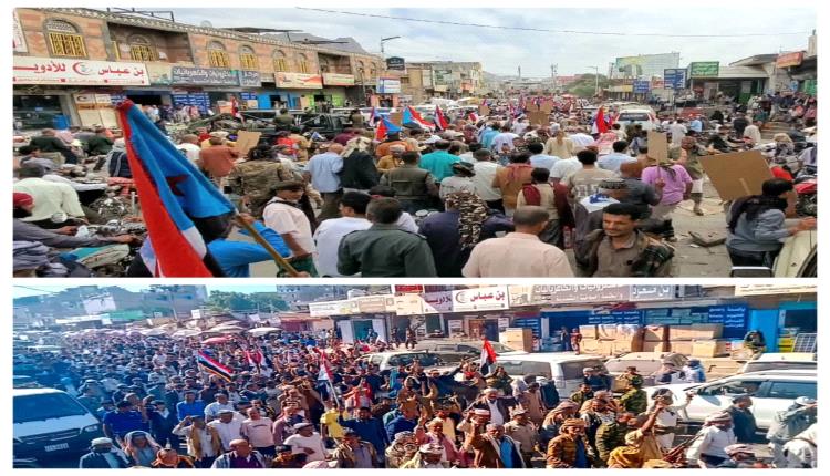 الضالع تشتعل... الضالع تنتفض... الضالع تقول كلمتها وتعلن اليوم تدشين برنامجها التصعيدي 