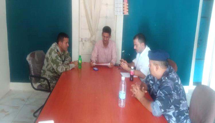 وكيل نيابة الحوطة يقف على احوال نزلاء السجن بامن الحوطة لحج