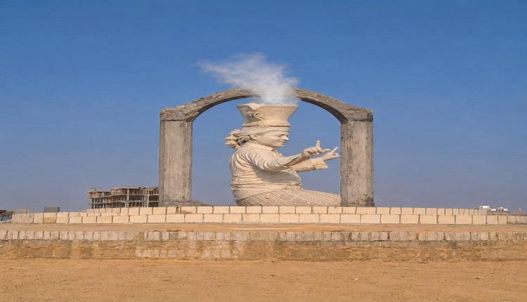 مجسم باطليلة يثير جدلا في المكلا