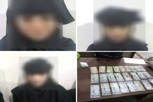 ضبط ثلاث فتيات متهمات بتهمة الاحتيال والسرقة 
