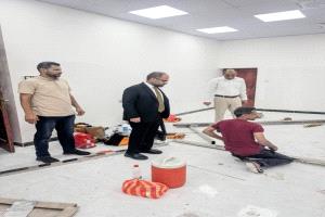 وزير الاتصالات يتفقد أعمال ترميم المبنى التاريخي للوزارة بالتواهي
